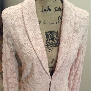 Pink Lace Blazer INC (M)